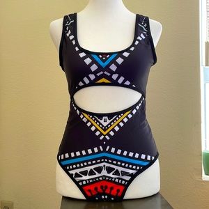 One piece bathing suit